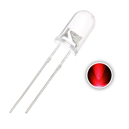 5mm Super Bright clear Red LED