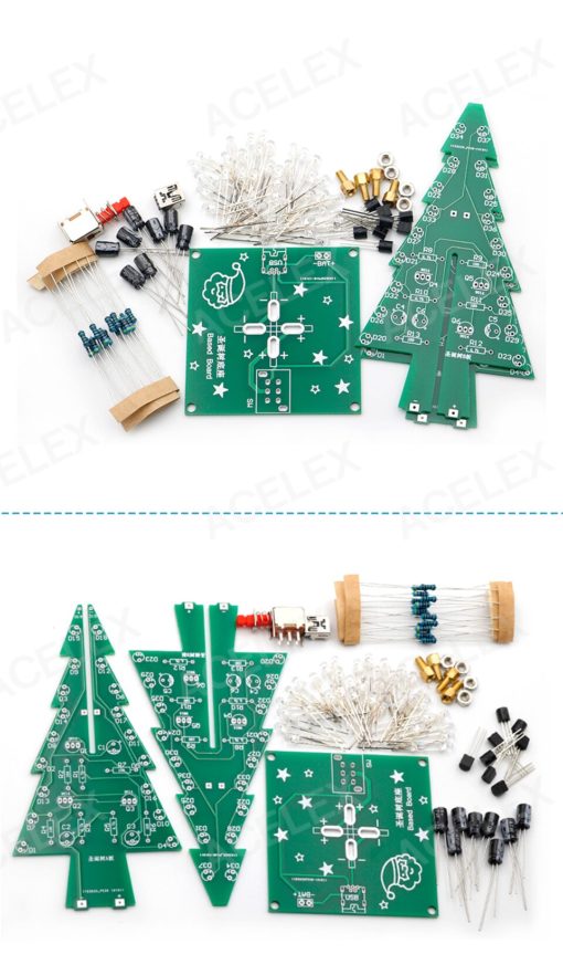 3D Christmas Tree LED DIY