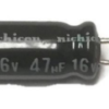 Capacitor 47uF 16v