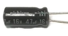 Capacitor 47uF 16v