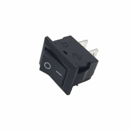 2Pin-3A-250V Red-Button Rocker Switch