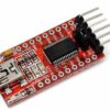 FTDI FT232RL USB to TTL Serial Adapter – 3.3V and 5V Operation