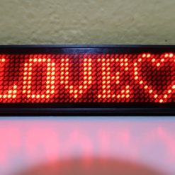 LED Scrolling Programmable Badge