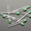 3mm LED Green (10Pack)