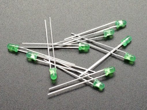 3mm LED Green (10Pack)