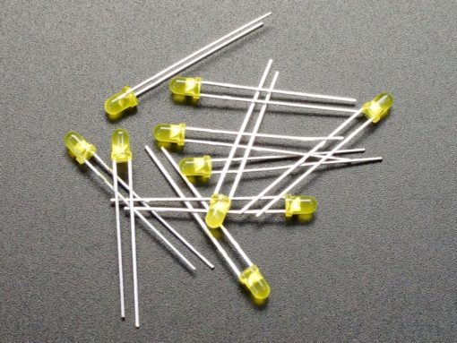 3mm LED Yellow (10Pack)