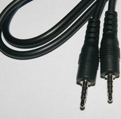 1.8m 4-Pole-2.5mm Male-male cable