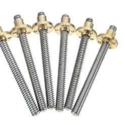 3D-Printer Stainless-Steel T8 Lead (Incl -Screw-Nut)