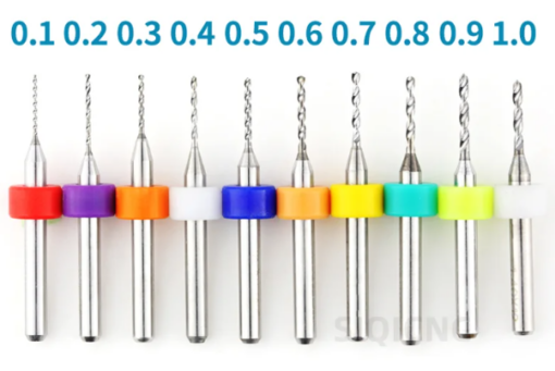 PCB Tungsten Steel Twist Drill 0.1-1mm(set) - Image 2