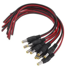 Female DC Power Socket Jack Plug Wire Connector Cable CCTV
