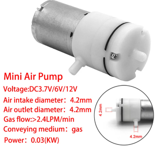 Micro Air Pump DC3.7v YKQ132705042