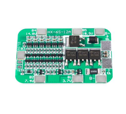 18650 Lithium Battery Protection Board PCB BMS 6S 15A 22V