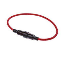 Inline Fuse Holder with Wires 5x20mm Fuse-5A/230V
