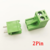 KF2EDG 5.08mm 2-12Pin Male Plug Female Socket Row Pin Screw Terminal Block Straight Pin PCB Wire Connector 300V 10A