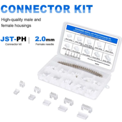 PH2.0 Connector kit 2/3/4/5/6Pin Plug with Terminal Wires Cables Socket Header Wire Connectors Kit