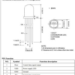 LED RGB 10mm WS2811 addressable