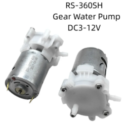 RS-360SH Gear Water Pump DC Motor 3V 6V 12V CW/CCW Oil Self-priming Water Pump
