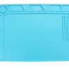 S-140 Silicone Heat Insulation Repair Platform Mat with Magnetic Screw Section - Blue