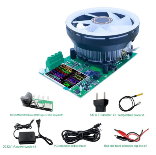 180W Adjustable Constant Current Load Battery Tester