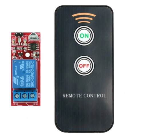 5V RELAY MODULE WITH IR05 ARDUINO 10A REMOTE