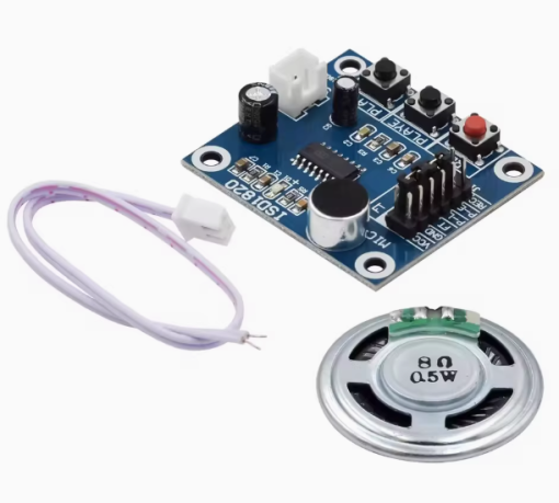 ISD1820 recording voice module voice module recording and playback module board with microphone and 0.5W speaker