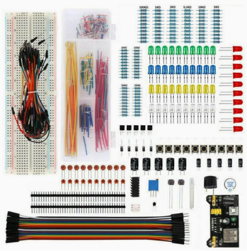 830 hole Breadboard kit MB-102 for UNO R3 component package beginner starter kit boxed - Image 2