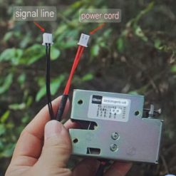 Self-opening electronic cabinet lock 12V electromagnetic