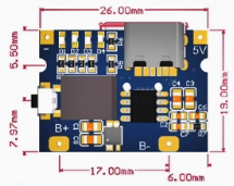 Lithium battery charging module