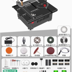Mini Desktop Electric Saw + Flexible grinding shaft